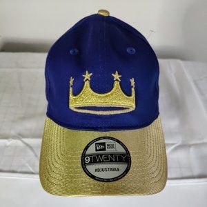 New Era Kansas City Royals Turn Ahead the Clock 9TWENTY Adjustable Hat Blue/Gold